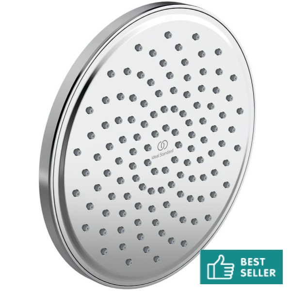 Shower head Wall-mounted / Ceiling-mounted 20x20 material: ABS, style: 1 spray, color: Chrome surface: Glossy Overhead showers