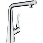Kitchen tap Deck-mounted material: Brass 320, Eco, 1jet, color: Chrome surface: Glossy Deck-mounted