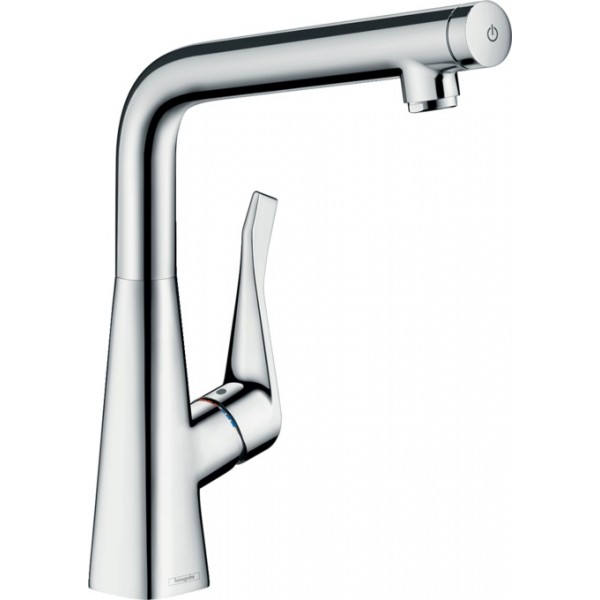 Kitchen tap Deck-mounted material: Brass, color: Chrome surface: Glossy Deck-mounted Kitchen tap Deck-mounted material: Brass, color: Chrome surface: Glossy Deck-mounted