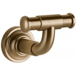 Άγκιστρο από ορείχαλκο διπλό Warm bronze brushed PVD, χρώμα: Μπρονζέ επιφάνεια: Βουρτσισμένη Άγκιστρα Άγκιστρο από ορείχαλκο διπλό Warm bronze brushed PVD, χρώμα: Μπρονζέ επιφάνεια: Βουρτσισμένη Άγκιστρα