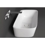 Washbasin Free standing 55x35x18 material: Porcelain Without hole Without overflow Bianco Glossy, color: White surface: Glossy Free standing Washbasin Free standing 55x35x18 material: Porcelain Without hole Without overflow Bianco Glossy, color: White surface: Glossy Free standing