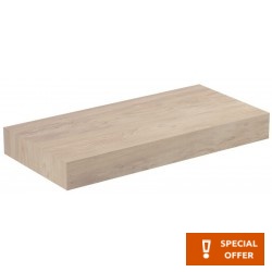 Πάγκος μπάνιου 105x50,5x12 από ξύλο συνθετικό επιφάνεια: Ματ χωρίς οπή, χρώμα: Ξύλο Δρυς Πάγκοι μπάνιου