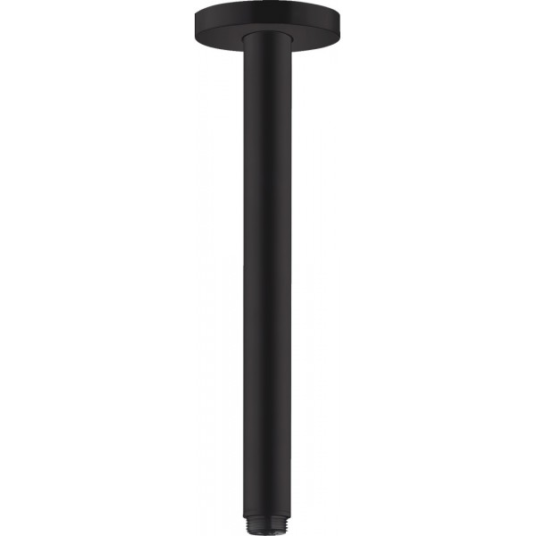Arm 30cm S Ceiling-mounted material: Brass, color: Black surface: Matt Arm 30cm S Ceiling-mounted material: Brass, color: Black surface: Matt Shower arms