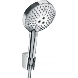 Shower head W/ hose and holder 3 jets 120 PowderRain 160cm, color: Chrome surface: Glossy Hand showers