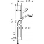 Shower slider rail 90cm material: Brass Mono with hand shower & hose, color: Chrome surface: Glossy Shower slider rails Shower slider rail 90cm material: Brass Mono with hand shower & hose, color: Chrome surface: Glossy Shower slider rails