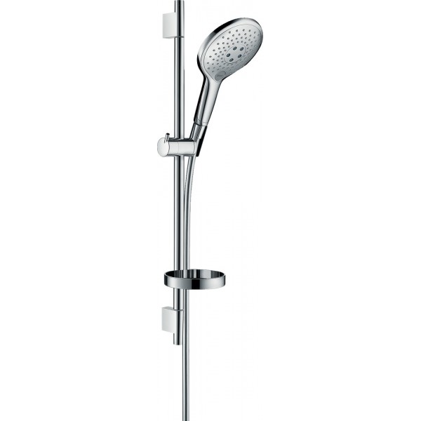 Shower slider rail 65cm material: Brass with hand shower, hose & soap holder, color: Chrome surface: Glossy Shower slider rails Shower slider rail 65cm material: Brass with hand shower, hose & soap holder, color: Chrome surface: Glossy Shower slider rails