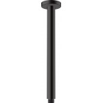 Arm 30cm Ceiling-mounted material: Brass, color: Black surface: Matt Shower arms Arm 30cm Ceiling-mounted material: Brass, color: Black surface: Matt Shower arms