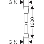 Σπιράλ 160cm από ABS grey, χρώμα: Γκρι επιφάνεια: Ματ Σπιράλ τηλεφώνου