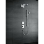 Shower head Wall-mounted 18x18 material: Brass, style: 2 sprays 180, color: Chrome surface: Glossy Overhead showers Shower head Wall-mounted 18x18 material: Brass, style: 2 sprays 180, color: Chrome surface: Glossy Overhead showers