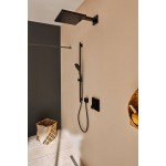 Βέργα ντους 90cm από ορείχαλκο S Puro Isiflex160cm με σπιράλ, χρώμα: Μαύρο επιφάνεια: Ματ Βέργες ντους Βέργα ντους 90cm από ορείχαλκο S Puro Isiflex160cm με σπιράλ, χρώμα: Μαύρο επιφάνεια: Ματ Βέργες ντους