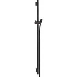 Βέργα ντους 90cm από ορείχαλκο S Puro Isiflex160cm με σπιράλ, χρώμα: Μαύρο επιφάνεια: Ματ