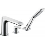 Bathtub tap Deck-mounted external part material: Brass, color: Chrome surface: Glossy Deck-mounted