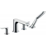 Bathtub tap Deck-mounted external part material: Brass, color: Chrome surface: Glossy Deck-mounted Bathtub tap Deck-mounted external part material: Brass, color: Chrome surface: Glossy Deck-mounted