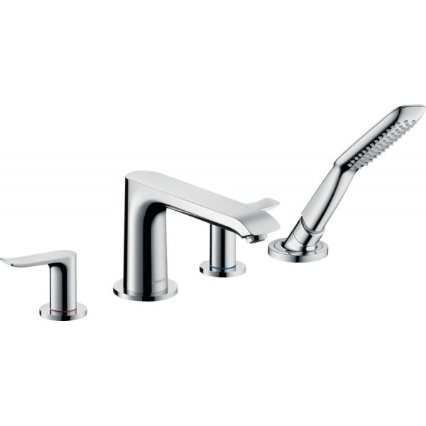 Bathtub tap Deck-mounted external part material: Brass, color: Chrome surface: Glossy Bathtub tap Deck-mounted external part material: Brass, color: Chrome surface: Glossy