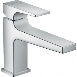 Wash basin tap Deck-mounted material: Brass mixer With push-open waste set Μ size, color: Chrome surface: Glossy