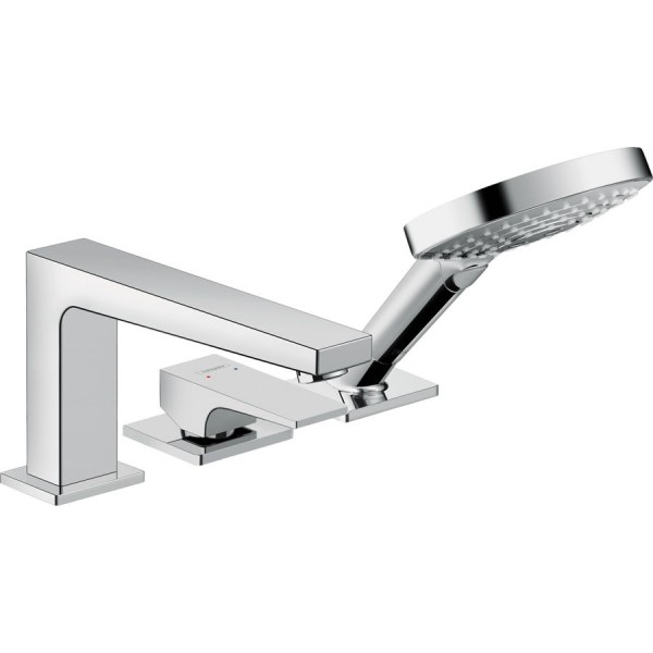 Bathtub tap Deck-mounted external part material: Brass, color: Chrome surface: Glossy Deck-mounted Bathtub tap Deck-mounted external part material: Brass, color: Chrome surface: Glossy Deck-mounted