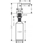 Dispenser 500ml, stainless steel finish από ορείχαλκο επιφάνεια: Βουρτσισμένη, χρώμα: Χρωμέ Dispenser Dispenser 500ml, stainless steel finish από ορείχαλκο επιφάνεια: Βουρτσισμένη, χρώμα: Χρωμέ Dispenser