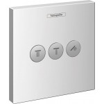 Diverter for concealed shower tap Wall-mounted - external part material: ABS 3 way, color: Chrome surface: Glossy Diverters - external part Diverter for concealed shower tap Wall-mounted - external part material: ABS 3 way, color: Chrome surface: Glossy Diverters - external part