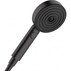 Shower head 3 jets Relaxation, EcoSmart, color: Black surface: Matt Hand showers