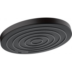 Shower head Wall-mounted / Ceiling-mounted 26x26 material: Brass, style: 1 spray 260, EcoSmart, color: Black surface: Matt Overhead showers