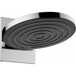 Shower head Wall-mounted 26x26 material: Brass, style: 2 sprays 260, color: Chrome surface: Glossy Overhead showers