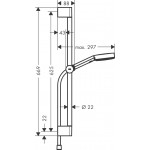Shower slider rail 65cm material: Brass 105 3jet Relaxation with hand shower & hose, color: Black surface: Matt Shower slider rails Shower slider rail 65cm material: Brass 105 3jet Relaxation with hand shower & hose, color: Black surface: Matt Shower slider rails