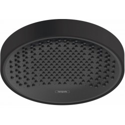 Κεφαλή ντους επίτοιχος τύπος / οροφής 25x25 από ορείχαλκο 1 ροής 250, χρώμα: Μαύρο επιφάνεια: Ματ Κεφαλές ντους