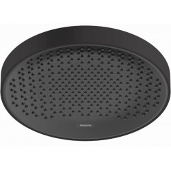 Shower head Wall-mounted / Ceiling-mounted 36x36 material: Brass, style: 1 spray 360, color: Black surface: Matt