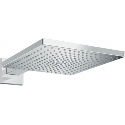 Shower head Wall-mounted 30x30 material: Brass, style: 1 spray, color: Chrome surface: Glossy Overhead showers