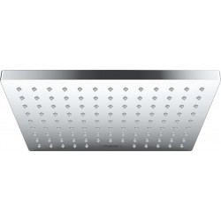 Shower head Wall-mounted / Ceiling-mounted 23x17 material: Brass, style: 1 spray 230, EcoSmart, color: Chrome surface: Glossy Overhead showers