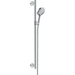 Shower slider rail 90cm material: Brass with hand shower & hose, color: Chrome surface: Glossy Shower slider rails
