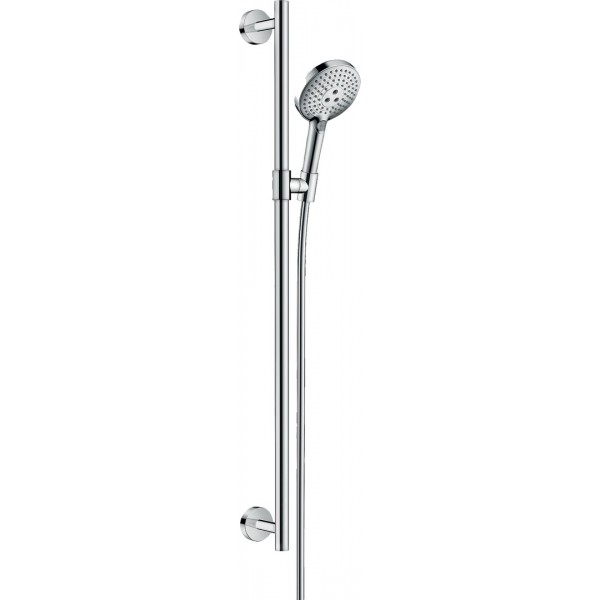 Shower slider rail 90cm material: Brass with hand shower & hose, color: Chrome surface: Glossy Shower slider rails
