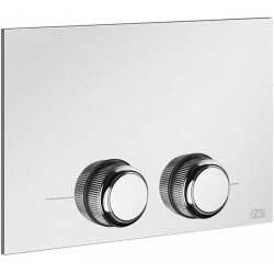 Flush wall plates for concealed cistern dual flush valve material: Metal Mechanical with string, color: Chrome surface: Glossy Flush plates