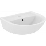 Washbasin Wall-mounted 50x44x16 With 1 bowl With hole in the middle With overflow / no pedestal material: Porcelain, color: White surface: Glossy Wall-mounted Washbasin Wall-mounted 50x44x16 With 1 bowl With hole in the middle With overflow / no pedestal material: Porcelain, color: White surface: Glossy Wall-mounted