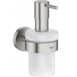 Dispenser από ορείχαλκο επίτοιχος τύπος 160ml, supersteel, χρώμα: Χρωμέ επιφάνεια: Βουρτσισμένη Dispenser