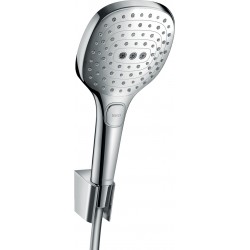 Shower head W/ hose and holder 3 jets 120 & Isiflex 1,60m, color: Chrome surface: Glossy Hand showers