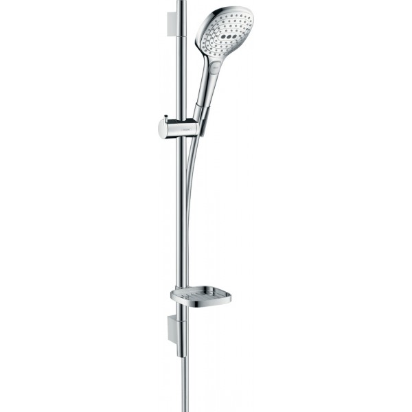 Βέργα ντους 65cm από ορείχαλκο 120 3 ροών Isiflex 1,60m με τηλέφωνο, σπιράλ & σαπουνοθήκη, χρώμα: Χρωμέ επιφάνεια: Γυαλιστερή Βέργες ντους