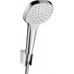 Shower head W/ hose and holder 1 jet 110 & Isiflex 1,60m, color: Chrome surface: Glossy Hand showers Shower head W/ hose and holder 1 jet 110 & Isiflex 1,60m, color: Chrome surface: Glossy Hand showers