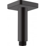Arm 10cm Ceiling-mounted material: Brass, color: Black surface: Matt Shower arms Arm 10cm Ceiling-mounted material: Brass, color: Black surface: Matt Shower arms