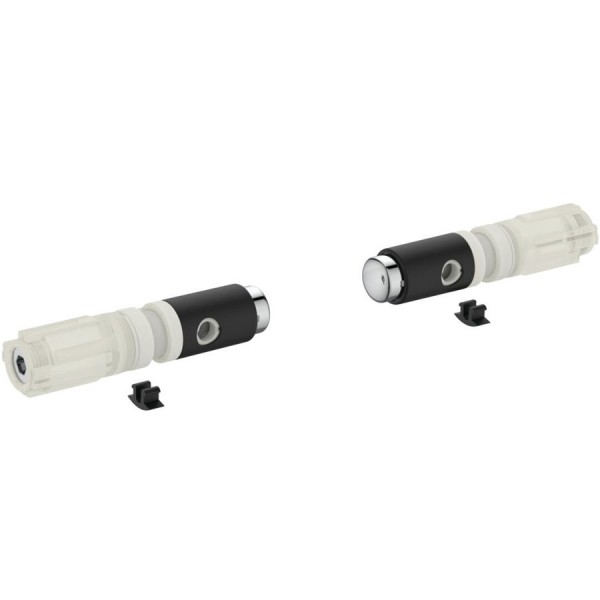 Hinges (connection set toilet-seat) silk black Toilet seat hinges