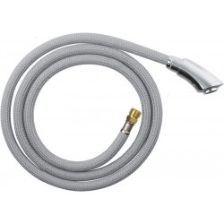 Phone battery kitchen material: Brass, color: Chrome Extractable showers