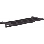 Shelve for towel 64,8x24,8x7,2 material: Brass Wall-hung, color: Black surface: Matt Shelves for towels Shelve for towel 64,8x24,8x7,2 material: Brass Wall-hung, color: Black surface: Matt Shelves for towels