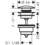 Waste Valve With overflow material: Brass surface: Matt, color: White Waste overflows Waste Valve With overflow material: Brass surface: Matt, color: White Waste overflows