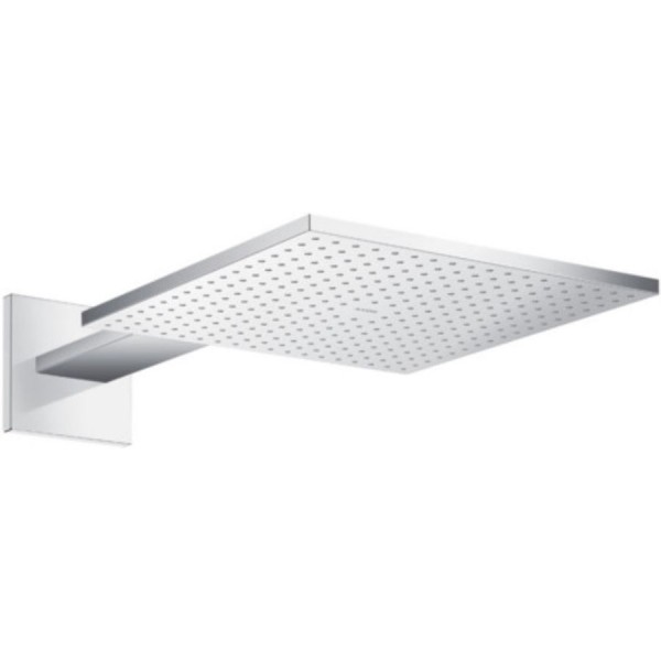 Shower head Wall-mounted 30x30 material: Brass, style: 2 sprays, color: Chrome surface: Glossy Overhead showers