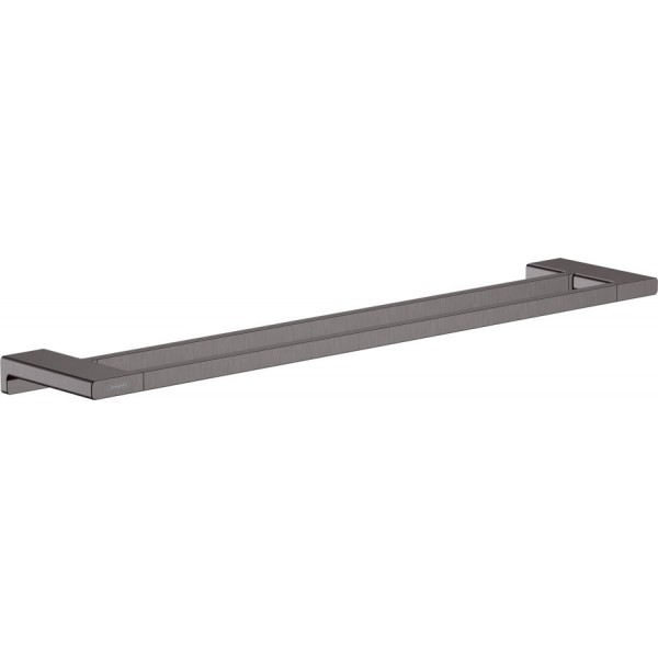 Towel 64,8cm brushed black chrome Fixed double material: Brass, color: Dark Grey surface: Brushed Towel 64,8cm brushed black chrome Fixed double material: Brass, color: Dark Grey surface: Brushed