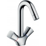 Wash basin tap Deck-mounted dual-level L size material: Brass With pop-up waste set 150, color: Chrome surface: Glossy Deck-mounted Wash basin tap Deck-mounted dual-level L size material: Brass With pop-up waste set 150, color: Chrome surface: Glossy Deck-mounted