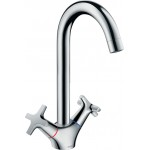 Kitchen tap Deck-mounted material: Brass, color: Chrome surface: Glossy Deck-mounted