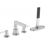 Bathtub tap Deck-mounted external part material: Brass sBox, color: Chrome surface: Glossy Deck-mounted Bathtub tap Deck-mounted external part material: Brass sBox, color: Chrome surface: Glossy Deck-mounted