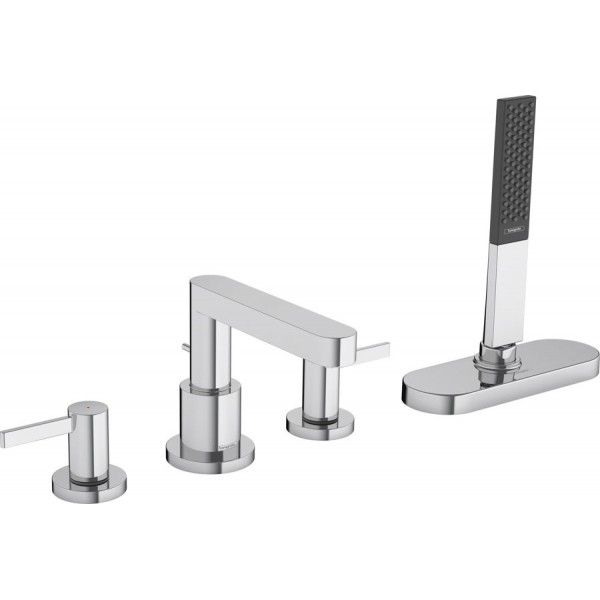 Bathtub tap Deck-mounted external part material: Brass sBox, color: Chrome surface: Glossy Deck-mounted Bathtub tap Deck-mounted external part material: Brass sBox, color: Chrome surface: Glossy Deck-mounted