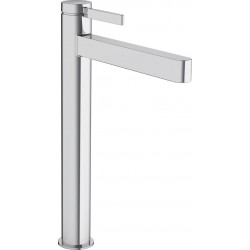 Wash basin tap Deck-mounted for free-standing washbasin material: Brass mixer With push-open waste set 260, color: Chrome surface: Glossy